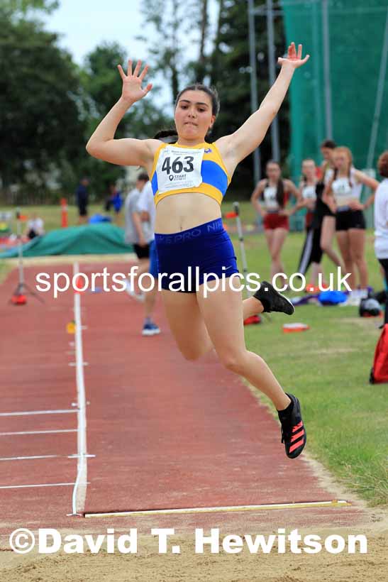 Long jump, 2022 NEGP Monkton 5, Wednesday, July 20th. Photo: David T. Hewitson/Sports for All Pics